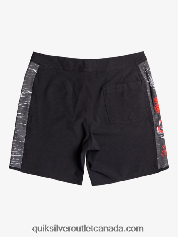 CA Quiksilver x Stranger Men Things Original Arch 1986 18 Boardshorts the upside down TX4R21786