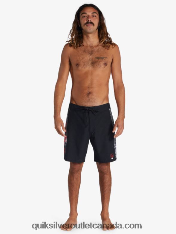 CA Quiksilver x Stranger Men Things Original Arch 1986 18 Boardshorts the upside down TX4R21786