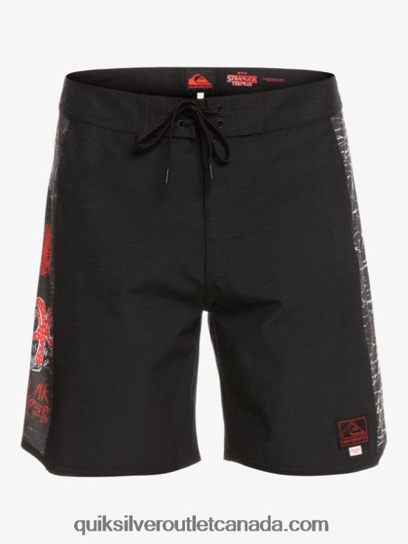 CA Quiksilver x Stranger Men Things Original Arch 1986 18 Boardshorts the upside down TX4R21786