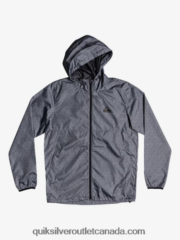 CA Quiksilver Men Everyday Windbreaker Jacket dark grey heather TX4R21011