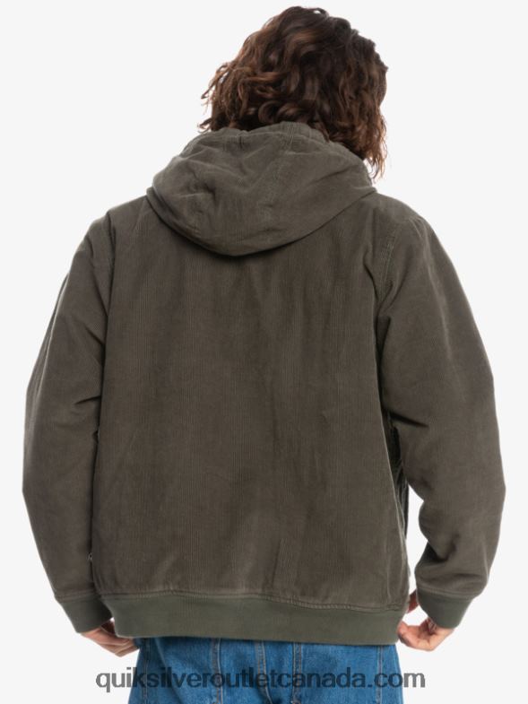 CA Quiksilver Men Triple Stringer Corduroy Jacket grape leaf TX4R21557