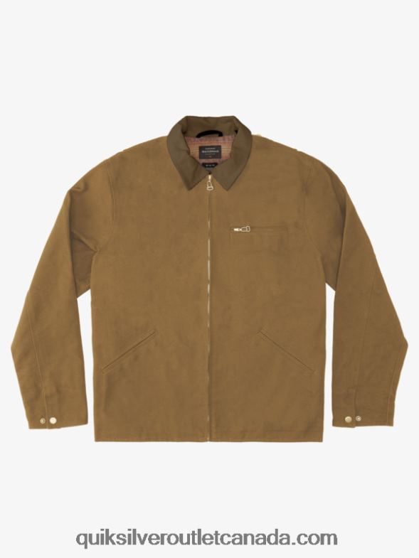 CA Quiksilver Men Waterman Wave Chore Workwear Jacket dijon TX4R21176