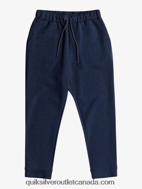 CA Quiksilver Men Step Off Fleece Joggers insignia blue heather TX4R21722