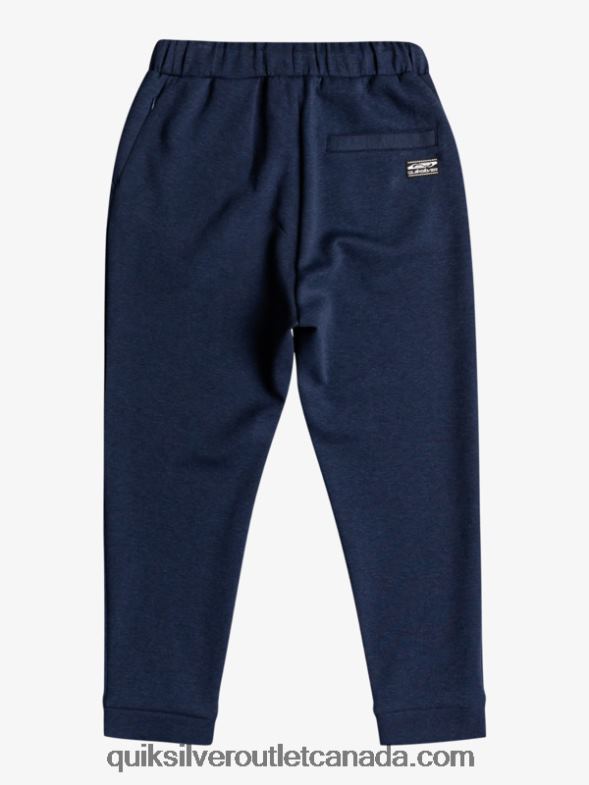 CA Quiksilver Men Step Off Fleece Joggers insignia blue heather TX4R21722