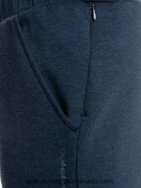 CA Quiksilver Men Step Off Fleece Joggers insignia blue heather TX4R21722