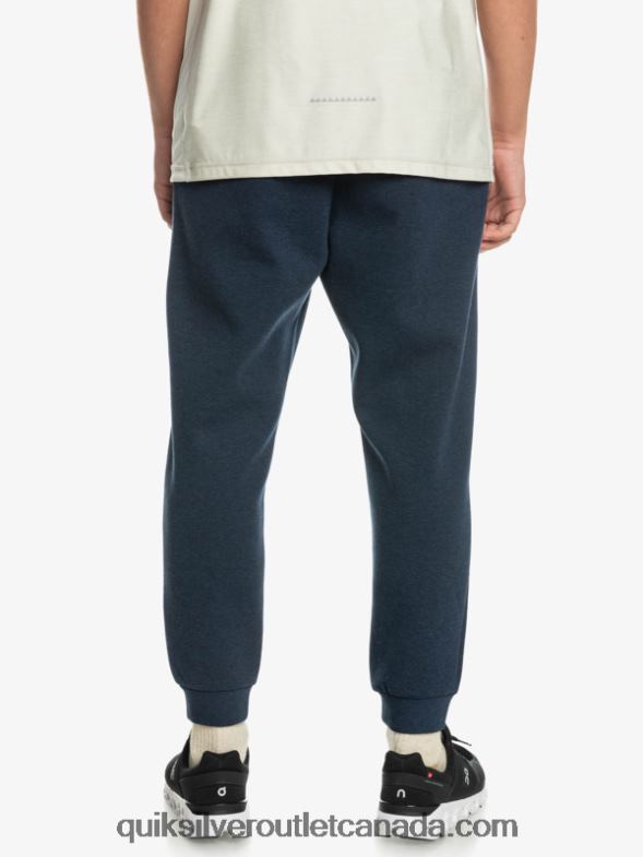 CA Quiksilver Men Step Off Fleece Joggers insignia blue heather TX4R21722