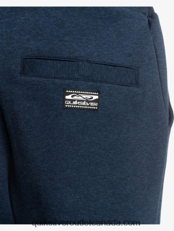 CA Quiksilver Men Step Off Fleece Joggers insignia blue heather TX4R21722
