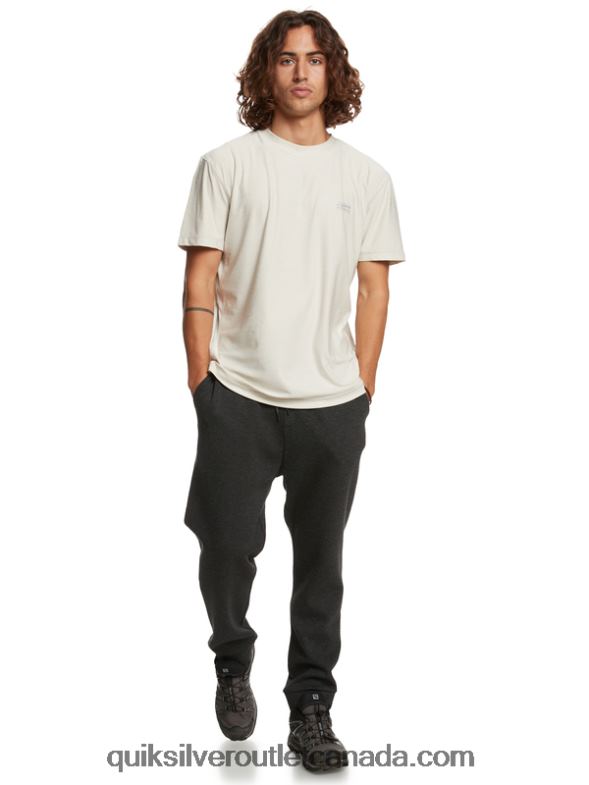 CA Quiksilver Men Step Off Fleece Joggers phantom heather TX4R21721