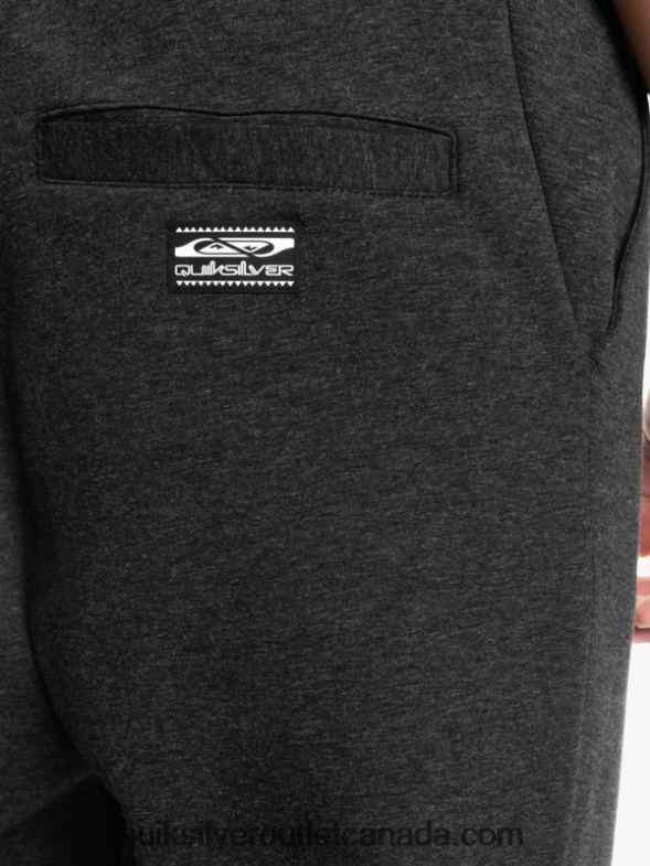 CA Quiksilver Men Step Off Fleece Joggers phantom heather TX4R21721