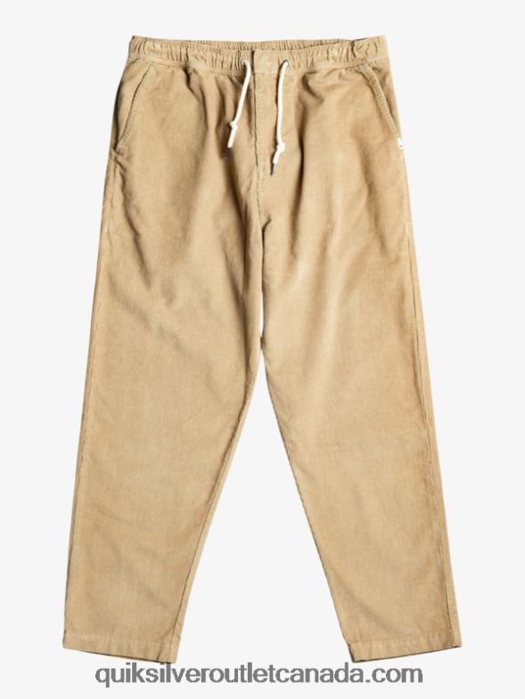 CA Quiksilver Men Cord Beach Cruiser Corduroy Pants plage TX4R2920