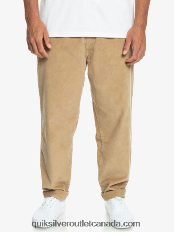 CA Quiksilver Men Cord Beach Cruiser Corduroy Pants plage TX4R2920