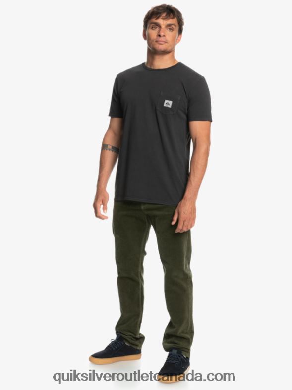CA Quiksilver Men Kracker Cord Corduroy Pants grape leaf TX4R21549