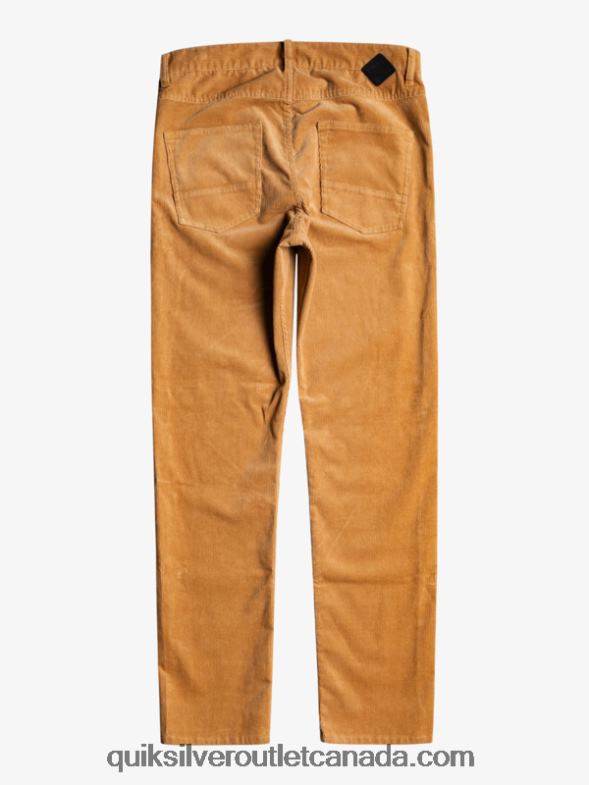 CA Quiksilver Men Kracker Cord Corduroy Pants plage TX4R21550