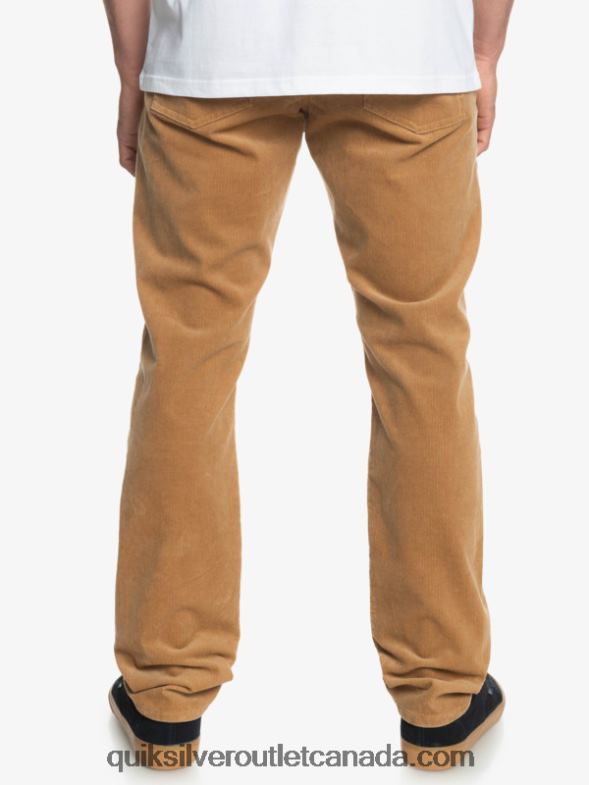 CA Quiksilver Men Kracker Cord Corduroy Pants plage TX4R21550