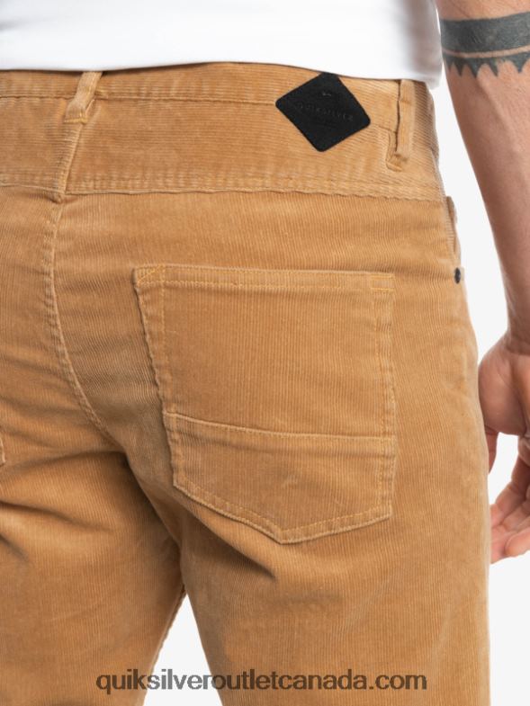 CA Quiksilver Men Kracker Cord Corduroy Pants plage TX4R21550