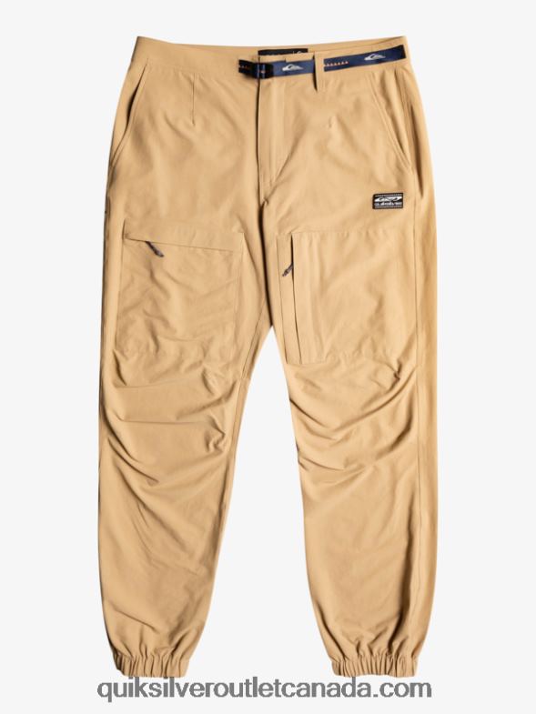 CA Quiksilver Men Sea Bed Cargo Pants tannin TX4R21846