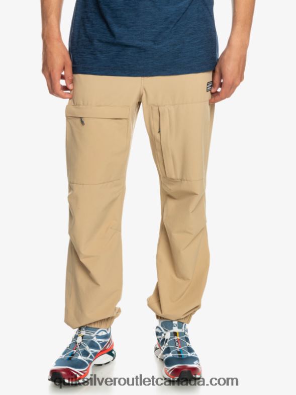 CA Quiksilver Men Sea Bed Cargo Pants tannin TX4R21846
