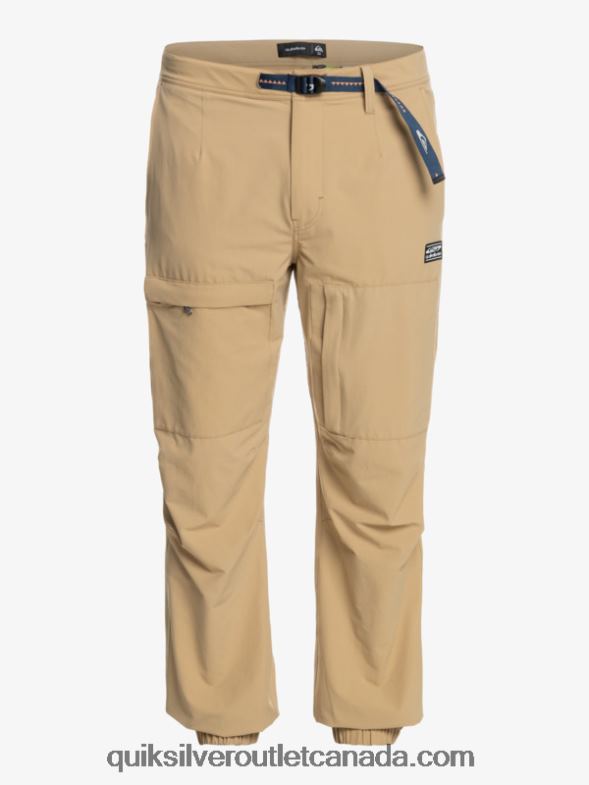 CA Quiksilver Men Sea Bed Cargo Pants tannin TX4R21846