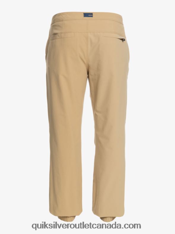 CA Quiksilver Men Sea Bed Cargo Pants tannin TX4R21846