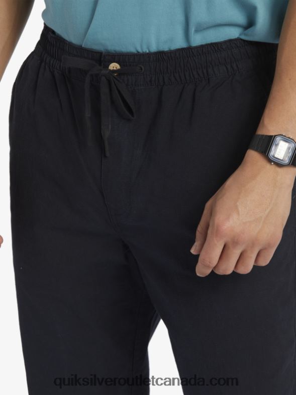 CA Quiksilver Men Waterman After Surf Pants black TX4R2791