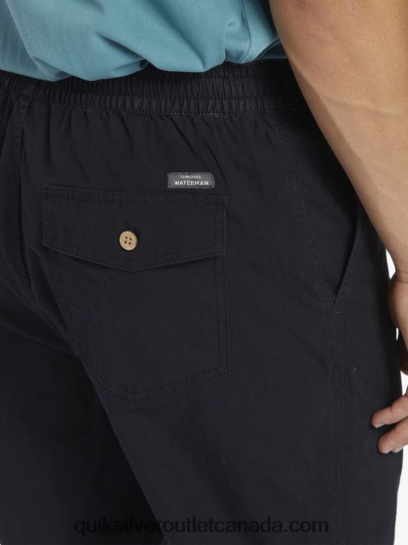 CA Quiksilver Men Waterman After Surf Pants black TX4R2791