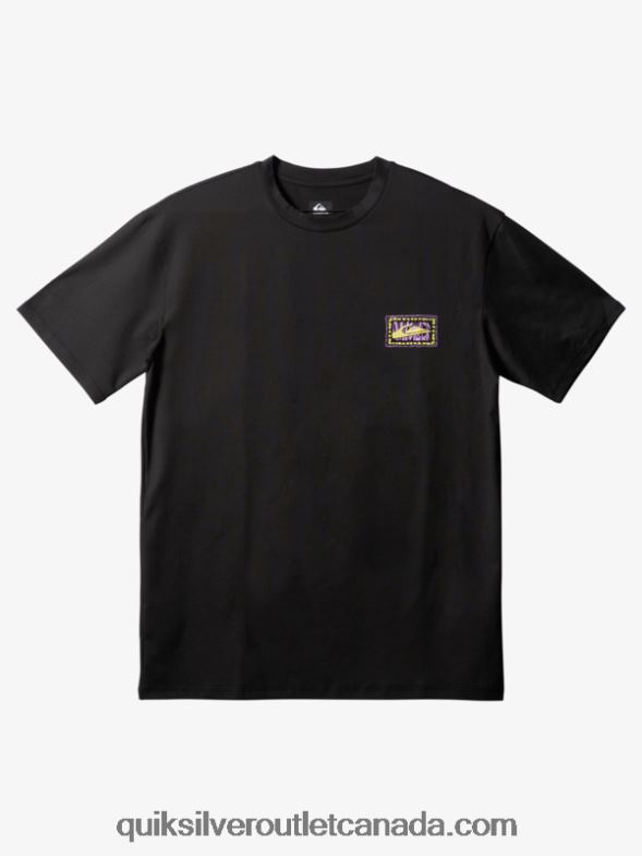 CA Quiksilver Men Mix Short Sleeve UPF 50 Surf Tee black TX4R21808