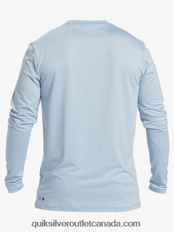 CA Quiksilver Men Omni Session Long Sleeve Upf 50 Surf T-Shirt celestial blue TX4R2404