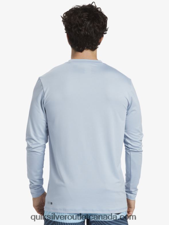 CA Quiksilver Men Omni Session Long Sleeve Upf 50 Surf T-Shirt celestial blue TX4R2404