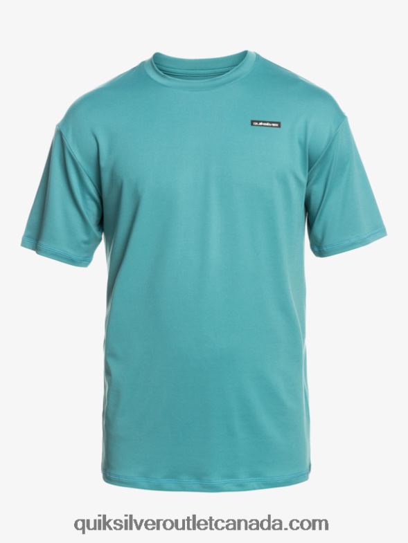 CA Quiksilver Men Omni Session UPF 50 Short Sleeve Surf Tee brittany blue TX4R2542