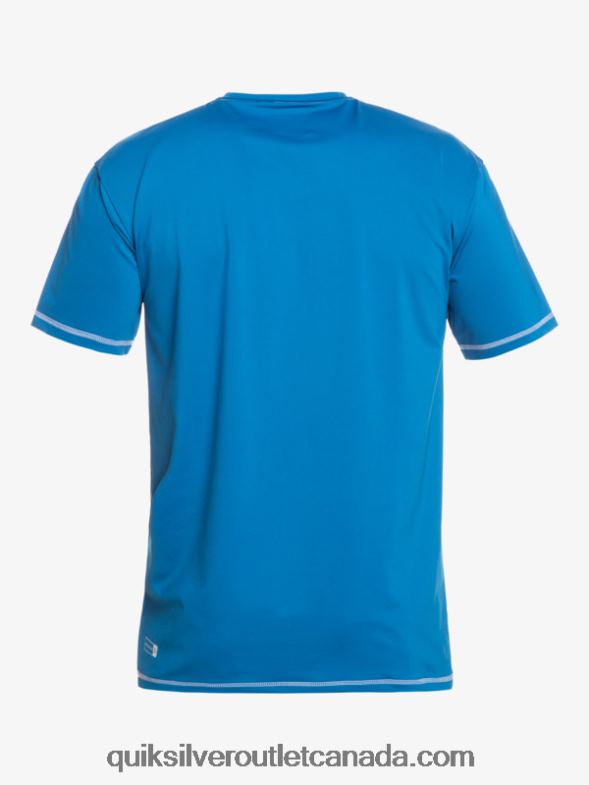CA Quiksilver Men Saturn Surf Short Sleeve UPF 50 Surf T-Shirt turkish sea TX4R2588