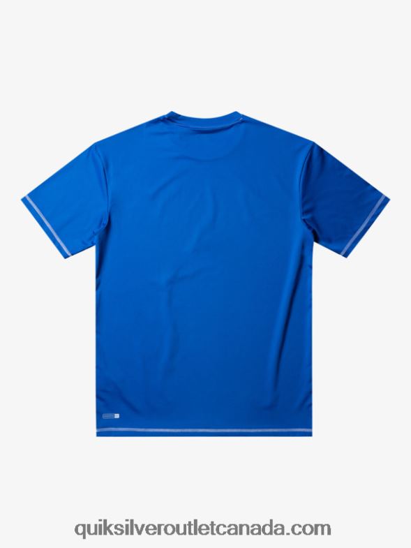 CA Quiksilver Men Saturn Surf Short Sleeve UPF 50 Surf T-Shirt turkish sea TX4R2588