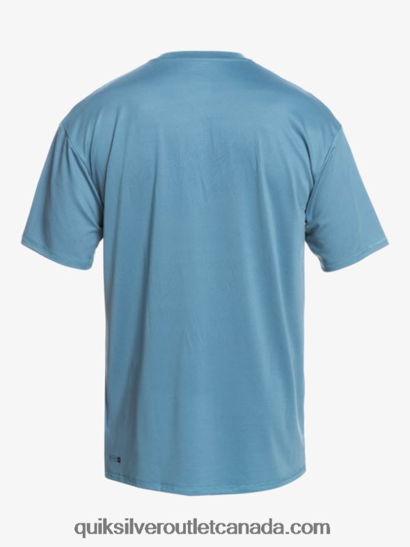 CA Quiksilver Men Solid Streak Short Sleeve UPF 50 Surf Tee provencial TX4R2891