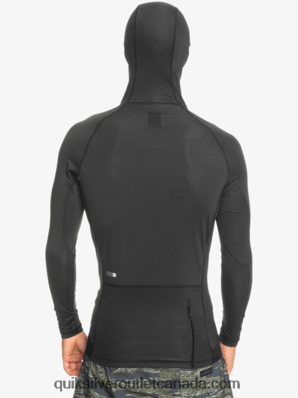 CA Quiksilver Men Storm Tripper Long Sleeve Rashguard black TX4R21836