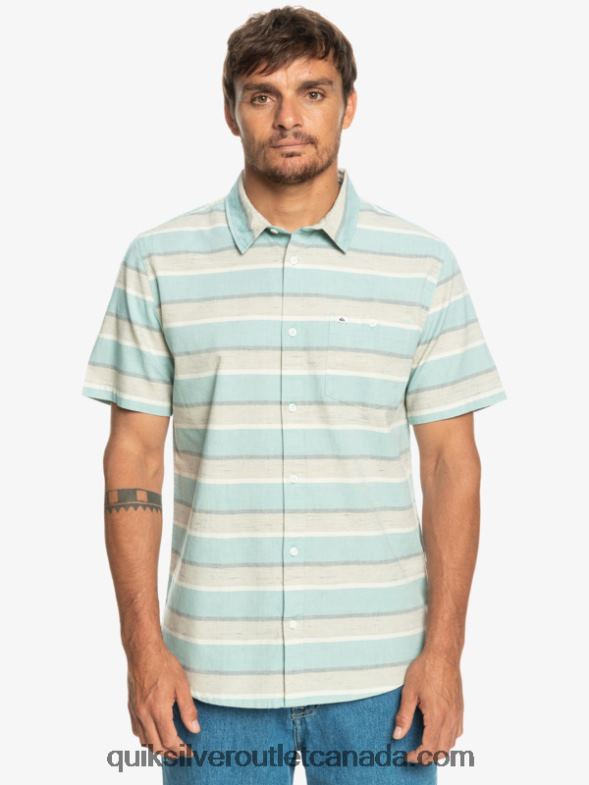 CA Quiksilver Men Cali Sunrise Short Sleeve Shirt plaza taupe cali sunrise 231 TX4R21207