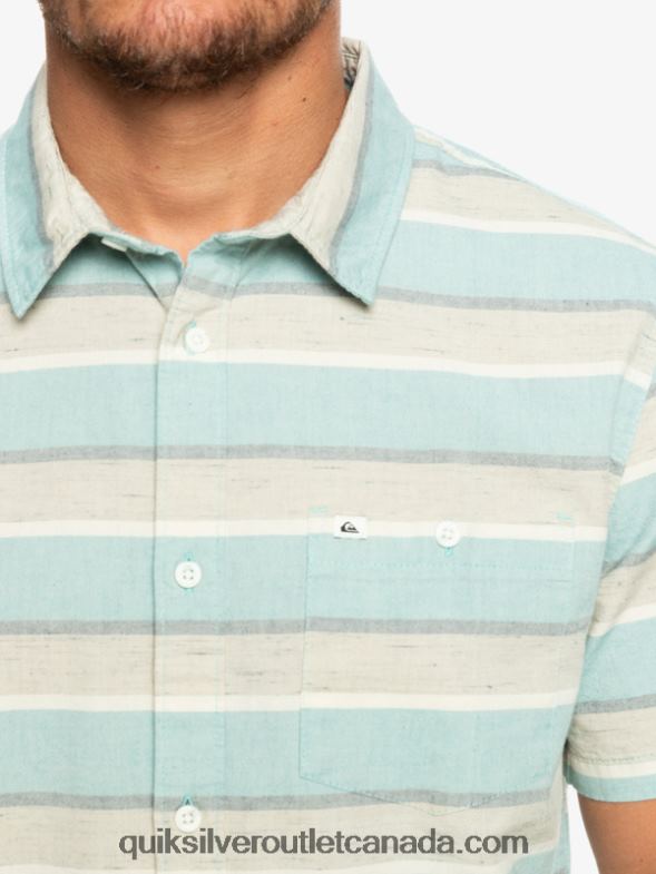 CA Quiksilver Men Cali Sunrise Short Sleeve Shirt plaza taupe cali sunrise 231 TX4R21207