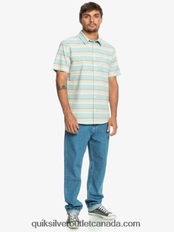 CA Quiksilver Men Cali Sunrise Short Sleeve Shirt plaza taupe cali sunrise 231 TX4R21207