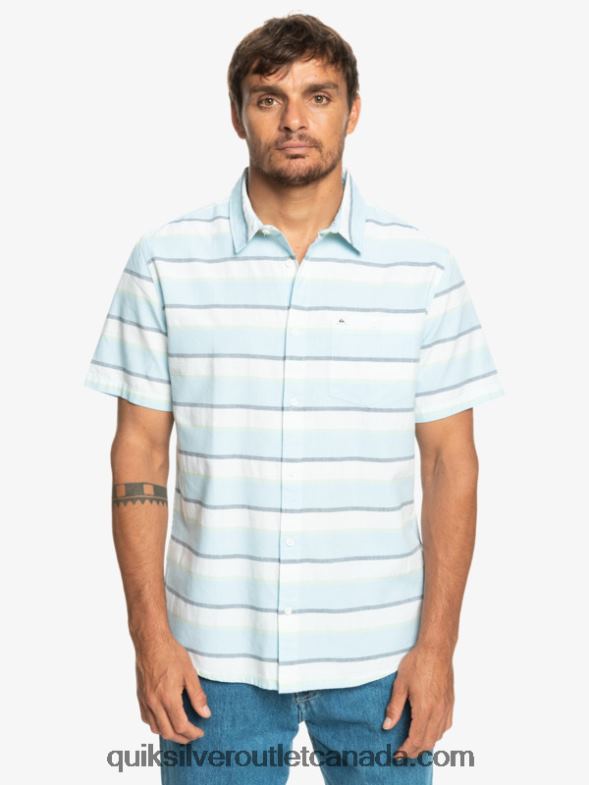 CA Quiksilver Men Cali Sunrise Short Sleeve Shirt white cali sunrise 231 TX4R21206