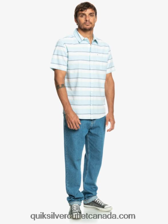 CA Quiksilver Men Cali Sunrise Short Sleeve Shirt white cali sunrise 231 TX4R21206