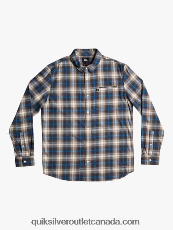CA Quiksilver Men Cramond Stretch Long Sleeve Shirt grape leaf cramond TX4R21048