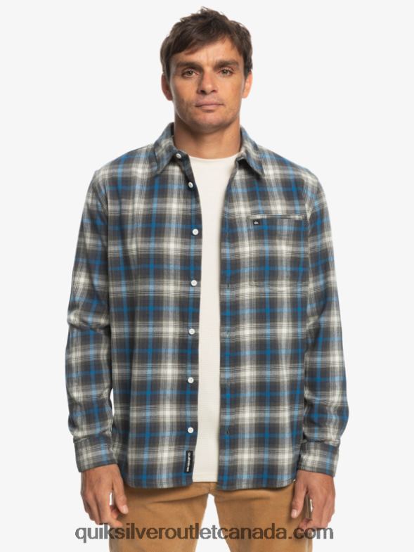 CA Quiksilver Men Cramond Stretch Long Sleeve Shirt grape leaf cramond TX4R21048