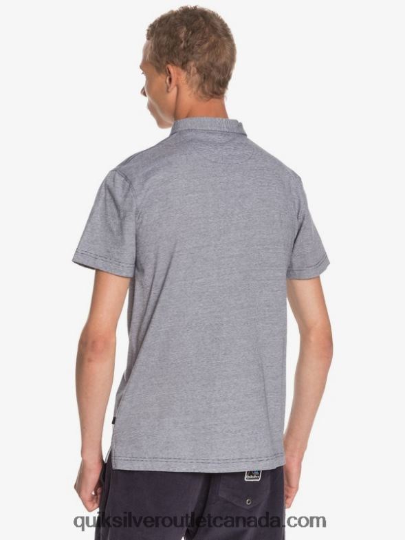 CA Quiksilver Men Everyday Sun Cruise Short Sleeve Polo Shirt parisian night TX4R21551