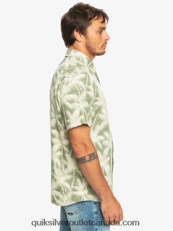 CA Quiksilver Men Fleeting Moment Short Sleeve Shirt four leaf fleeting moment TX4R2996