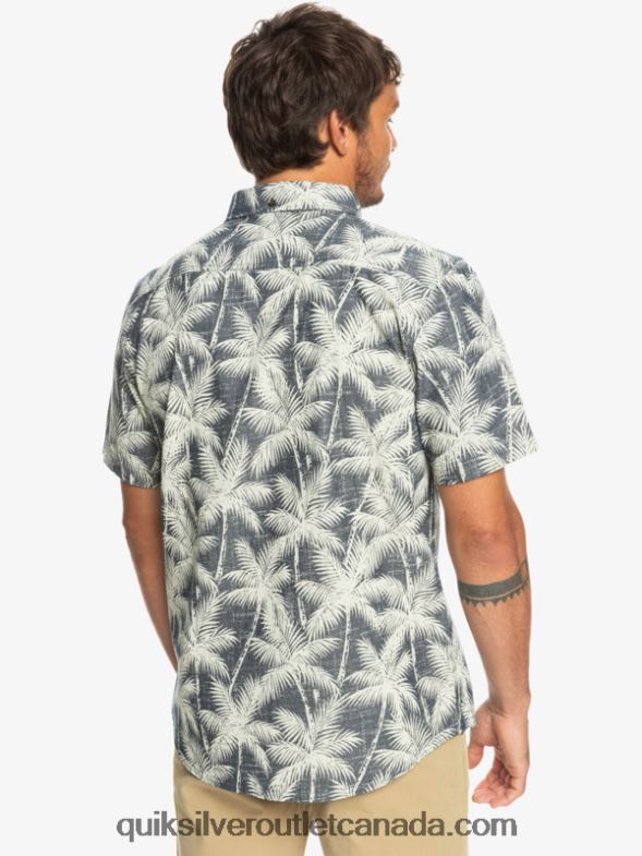 CA Quiksilver Men Fleeting Moment Short Sleeve Shirt navy fleeting moment TX4R2995