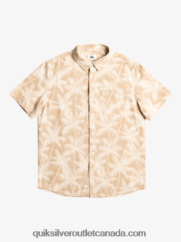 CA Quiksilver Men Fleeting Moment Short Sleeve Shirt plage fleeting moment TX4R2994