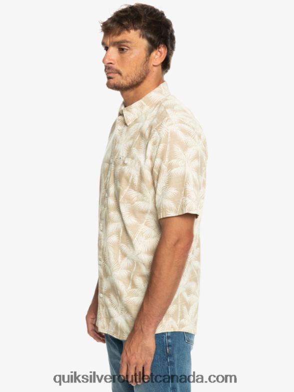 CA Quiksilver Men Fleeting Moment Short Sleeve Shirt plage fleeting moment TX4R2994