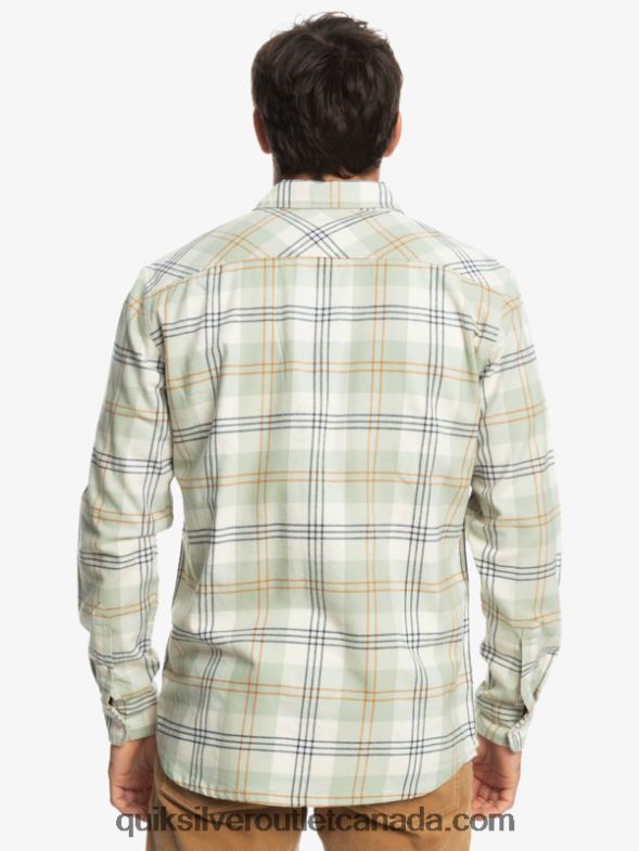 CA Quiksilver Men Harelaw Stretch Long Sleeve Shirt desert sage harelaw TX4R21510