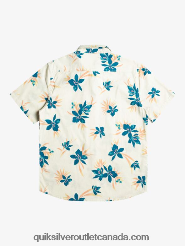 CA Quiksilver Men Holidazed Short Sleeve Shirt birch holidazed TX4R21088