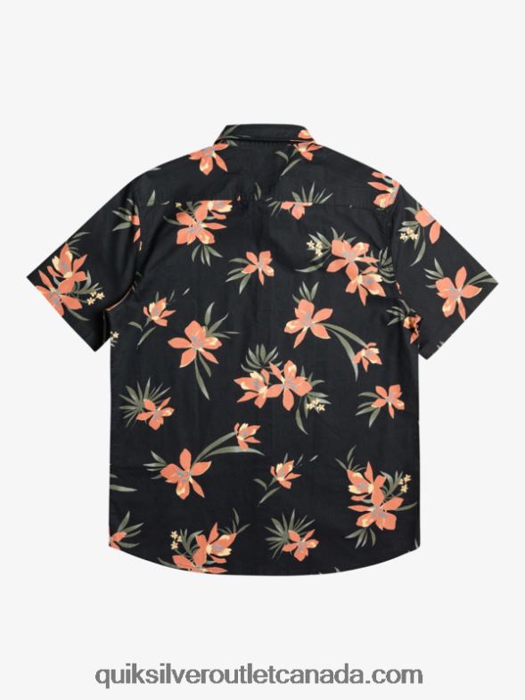 CA Quiksilver Men Holidazed Short Sleeve Shirt black holidazed TX4R21087