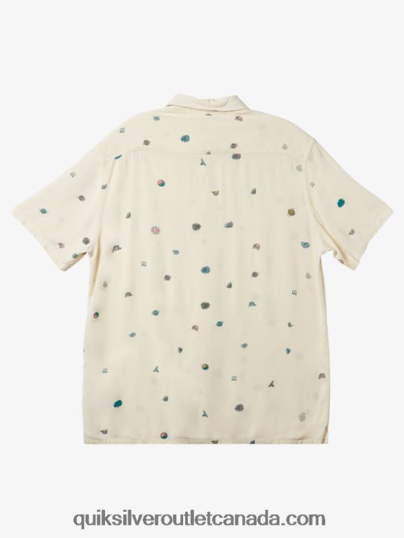 CA Quiksilver Men Minimark Short Sleeve Shirt birch minimark TX4R21226
