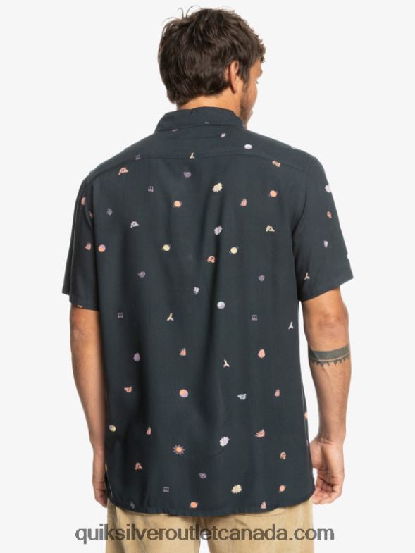CA Quiksilver Men Minimark Short Sleeve Shirt tarmac minimark TX4R21227